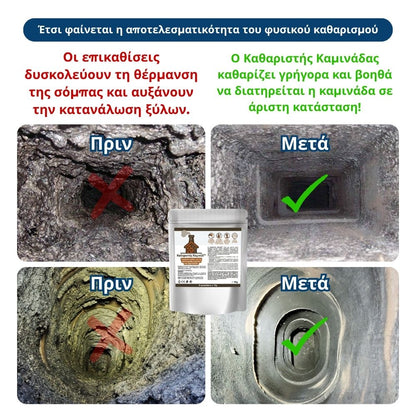 Καθαριστής Καμινάδας – Σκόνη