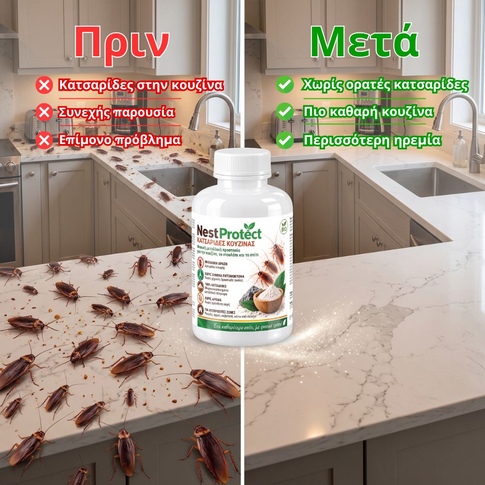 NestProtect – Προστασία κατά των κατσαρίδων